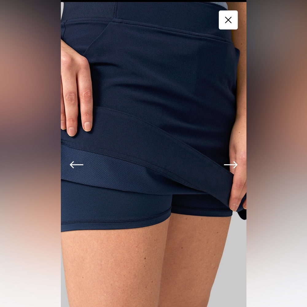 32 Degrees Women's Active Pull-On Skort / Skirt Bundle, Black/Blue